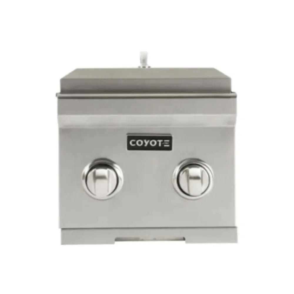 Queimador lateral a gás de embutir - Dual Burner - Coyote