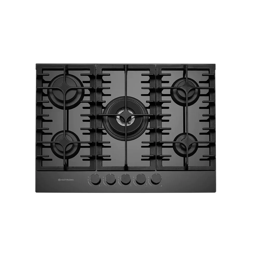 Cooktop Vetro 70 cm com 5Q Elettromec