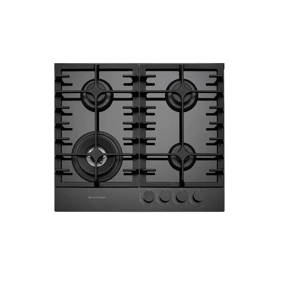 Cooktop a Gás Vetro 4Q 60cm Elettromec