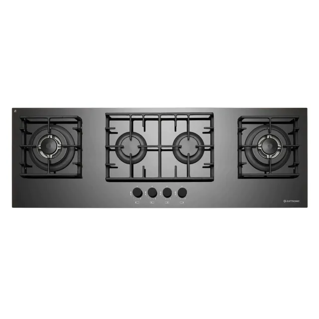 Cooktop a Gás Vetro 4Q Duas Tripla-Chama 110cm Bivolt Elettromec