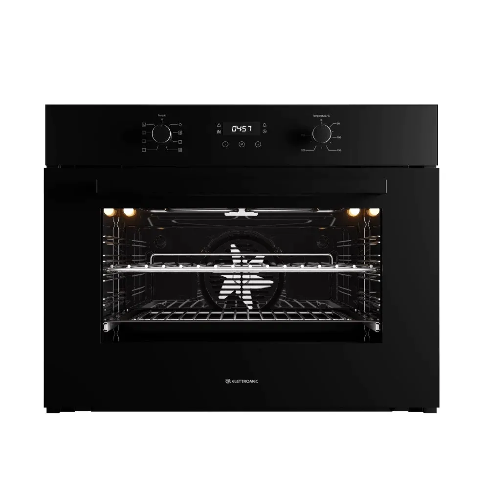 FORNO VETRO MULTIFUNÇÃO ELETRÔNICO 60CM 220V ELETTROMEC