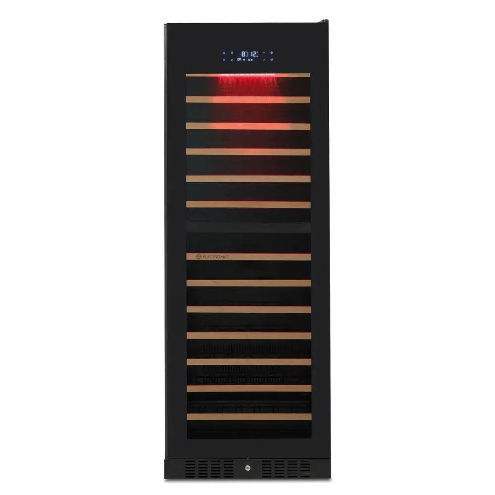 ADEGA VETRO 181 GARRAFAS DUAL ZONE BUILT-IN 220V ELETTROMEC