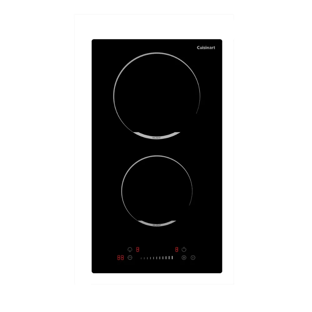 Dominó Elétrico 2 Zonas 38cm 220V Cuisinart Arkton Preto