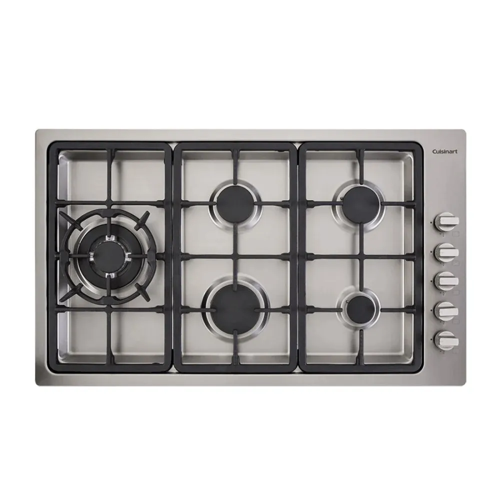 Cooktop a Gás 5 Queimadores 90cm 220V Cuisinart Arkton Inox