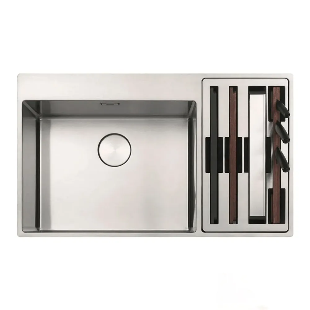 Cuba Box De Sobrepor Center Franke 86x51 c/ Acessórios e Válvula 4,5