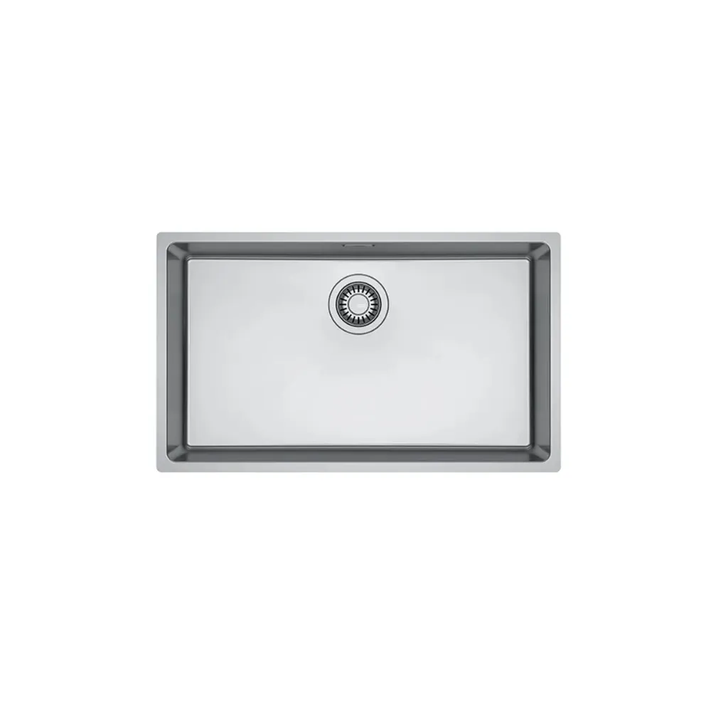 Cuba de embutir e sobrepor em aço inox Linea 70 70x40 cm