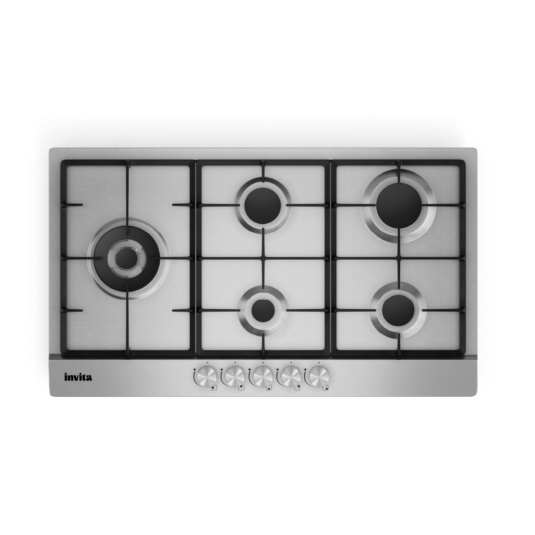 COOKTOP INVITA A GÁS INOX 90 CM BIVOLT